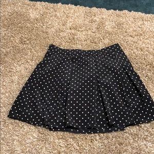 Polka dot mini skirt